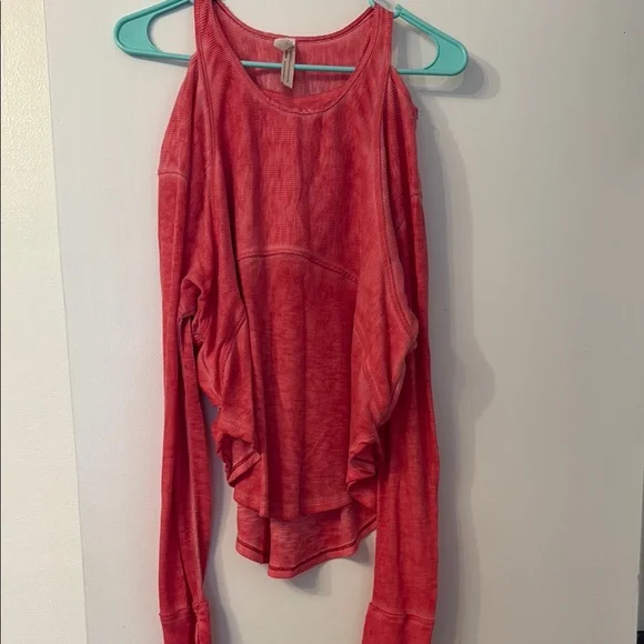 Free people Zenith Pink Long Sleeve SMALL - Picture 4 of 6